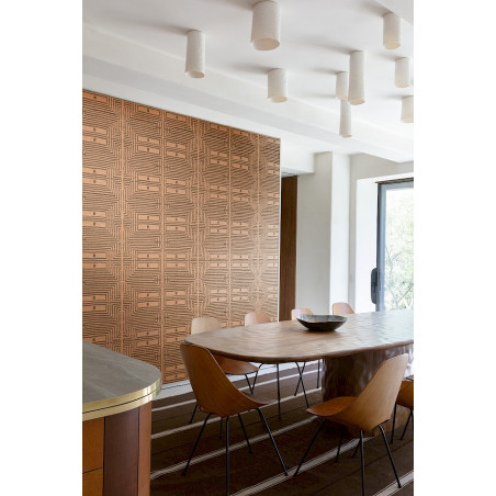 Papier peint motifs géométriques Serica Masureel