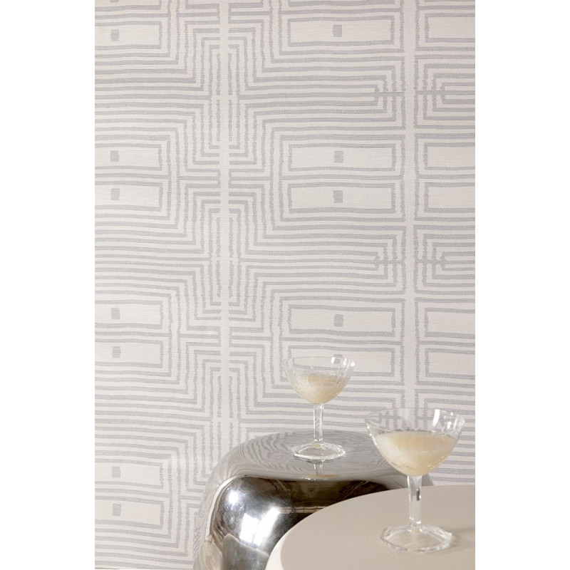 Papier peint motifs géométriques Serica Masureel