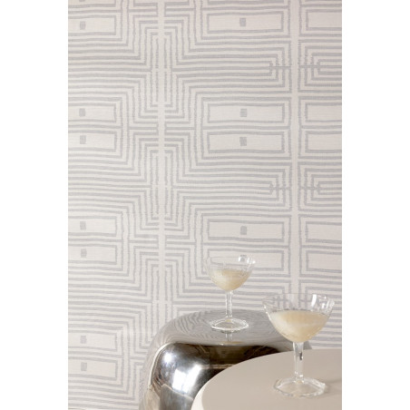 Papier peint motifs géométriques Serica Masureel