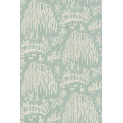Papier peint toile de jouy Les saules Nina Campbell