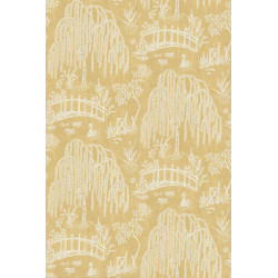 Papier peint toile de jouy Les saules Nina Campbell