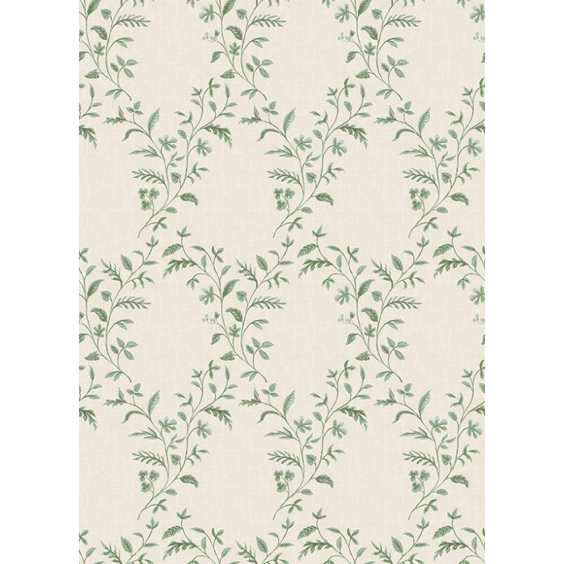 Papier peint végétal Trellis Hollingbourne Nina Campbell