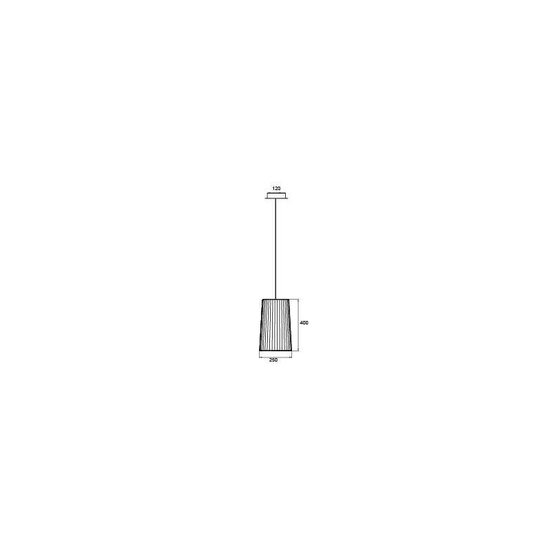 Suspension luminaire design Fiesta x1 10 HEURES 10