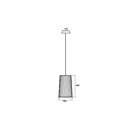 Suspension luminaire design Fiesta x1 10 HEURES 10