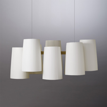 Suspension luminaire design Fiesta x8 10 HEURES 10