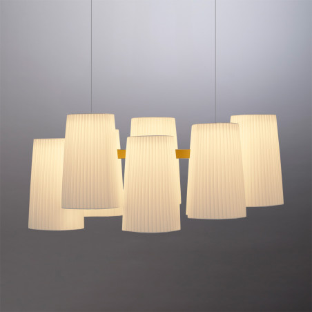 Suspension luminaire design Fiesta x8 10 HEURES 10