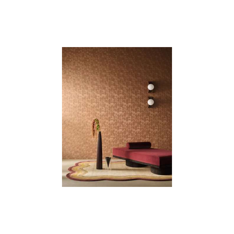Papier peint géométrique Carat Casamance