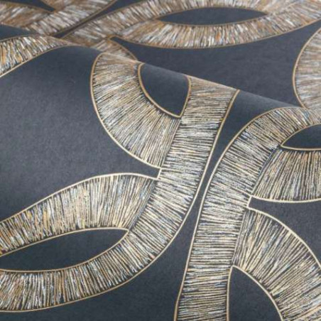 Papier peint géométrique Etienne Casamance