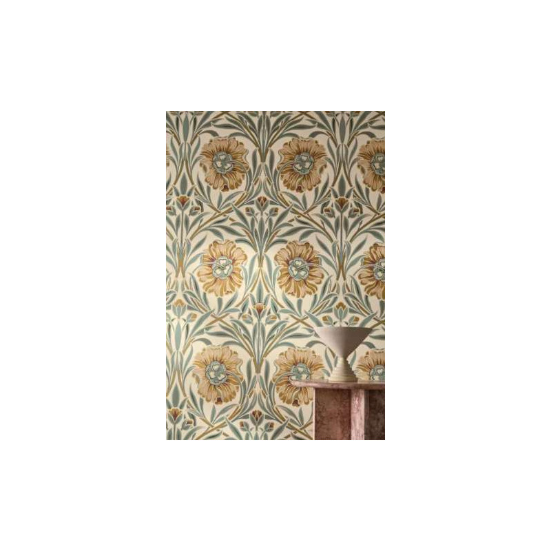 Papier peint fleuri Isadora Casamance