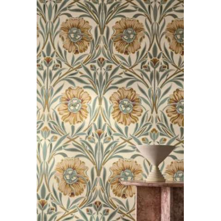 Papier peint fleuri Isadora Casamance