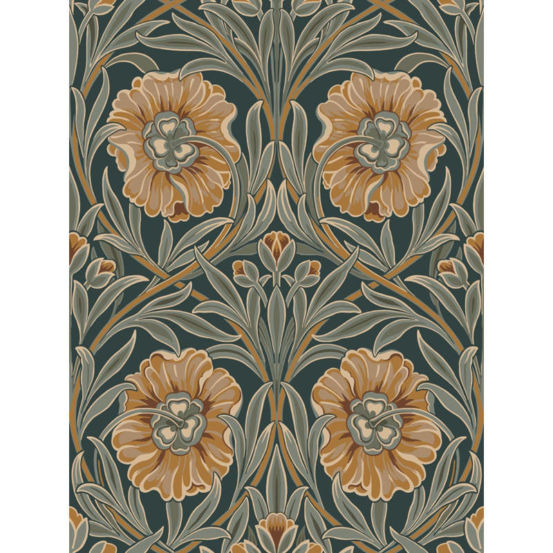 Papier peint fleuri Isadora Casamance