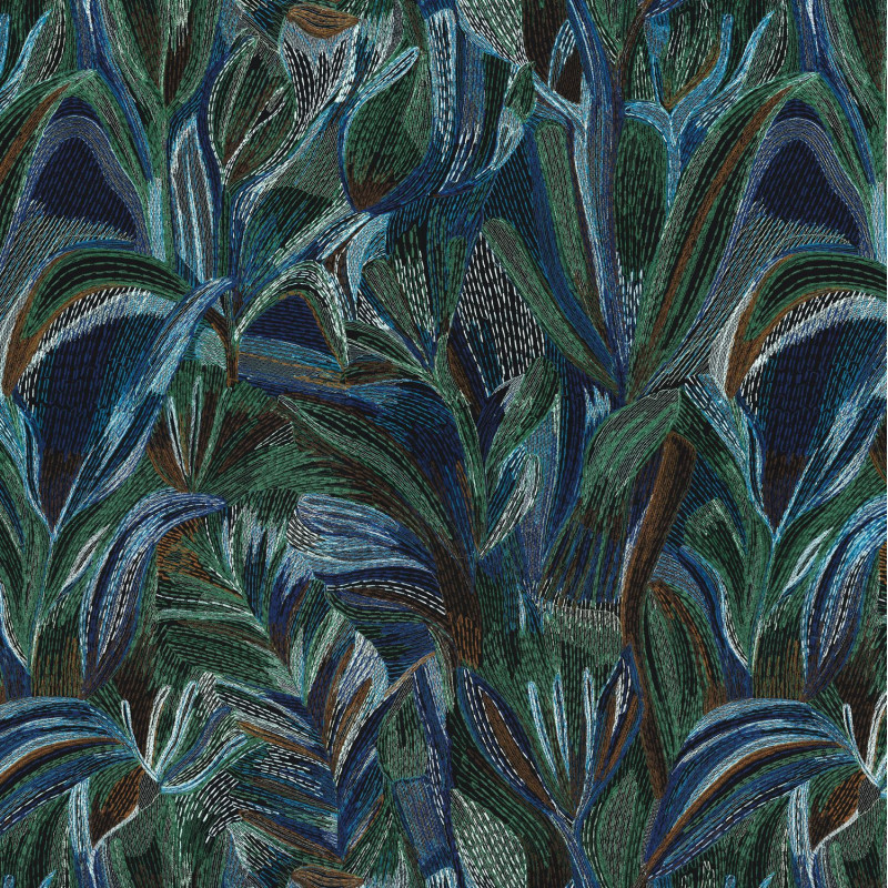 Tissu fleuri Iridis Casamance