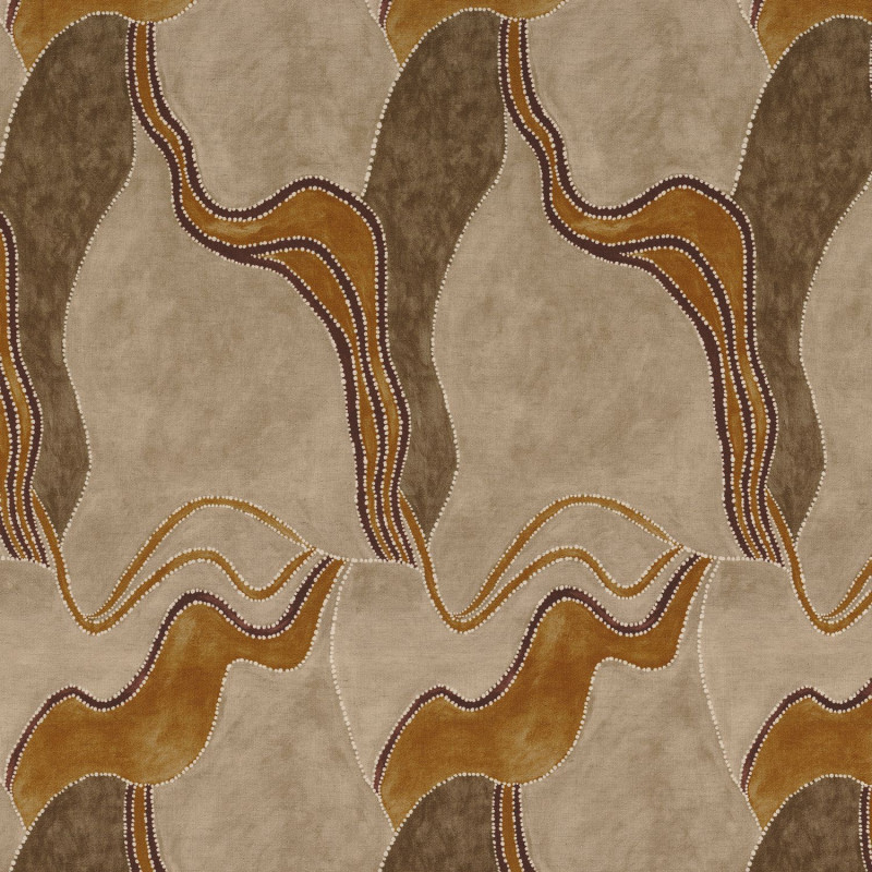 Tissu géométrique Nunga Camengo
