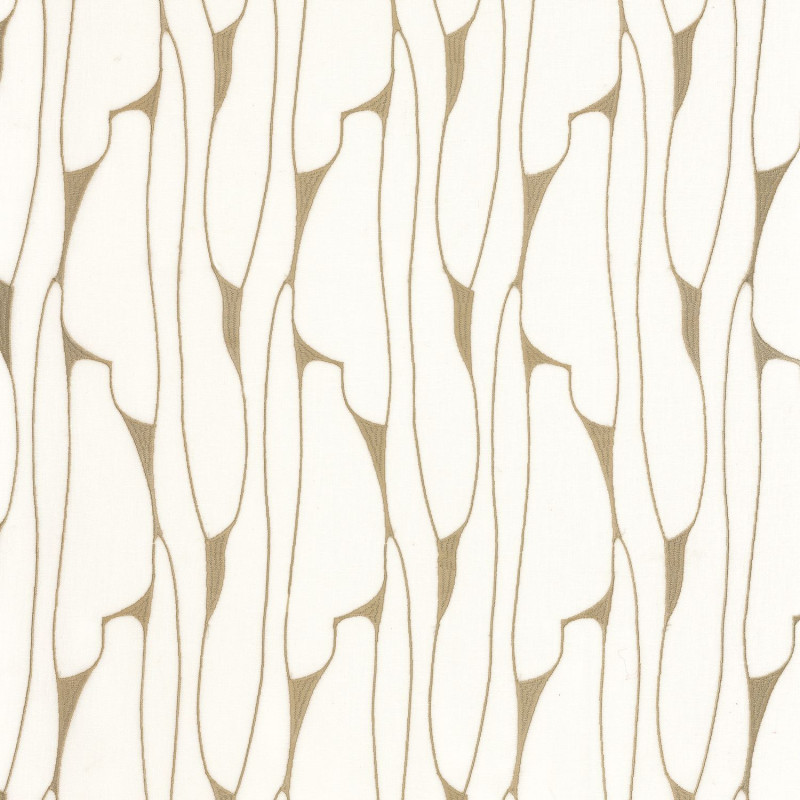 Tissu géométrique Luminara Sheer Camengo