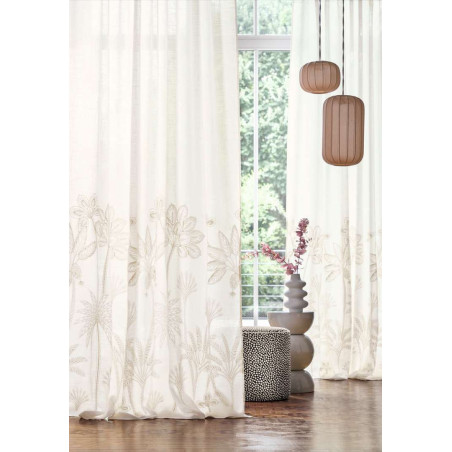 Tissu fleuri Maracuja Camengo