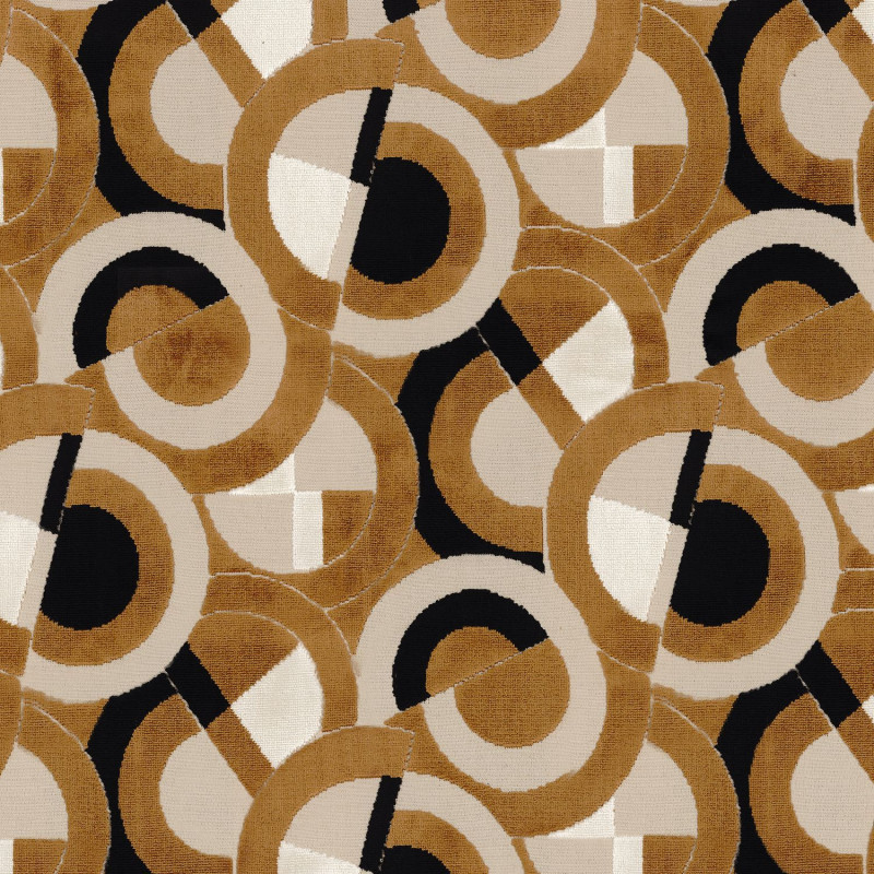Tissu géométrique Orbia Camengo