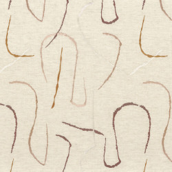 Tissu géométrique Fusain Camengo