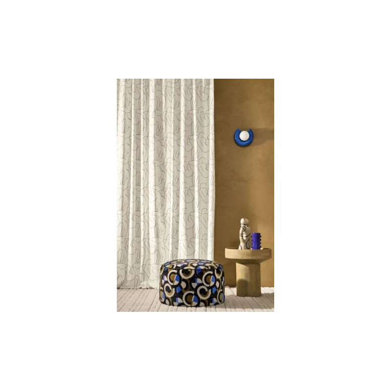 Tissu absrtait Croquis Camengo