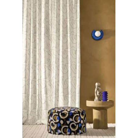 Tissu absrtait Croquis Camengo