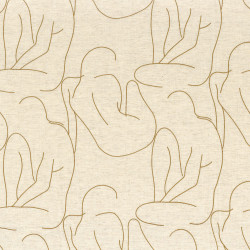 Tissu absrtait Croquis Camengo