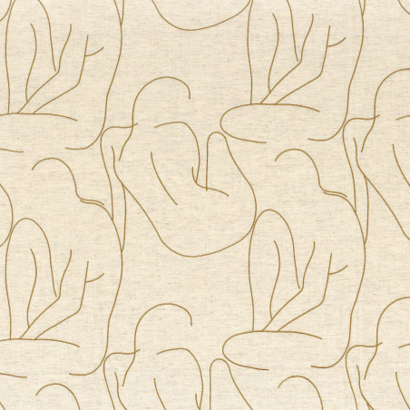 Tissu absrtait Croquis Camengo