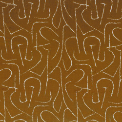 Tissu géométrique Fusain Velvet Camengo