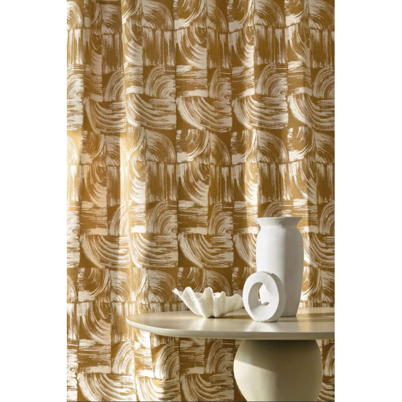 Tissu géométrique Moon Camengo