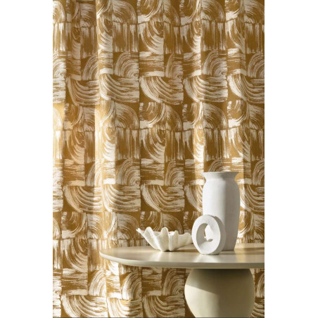 Tissu géométrique Moon Camengo