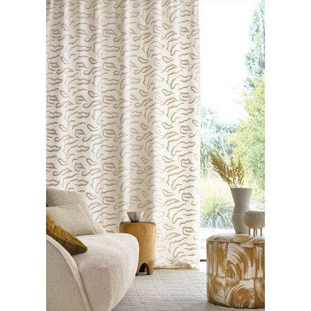 Tissu géométrique Moon Camengo