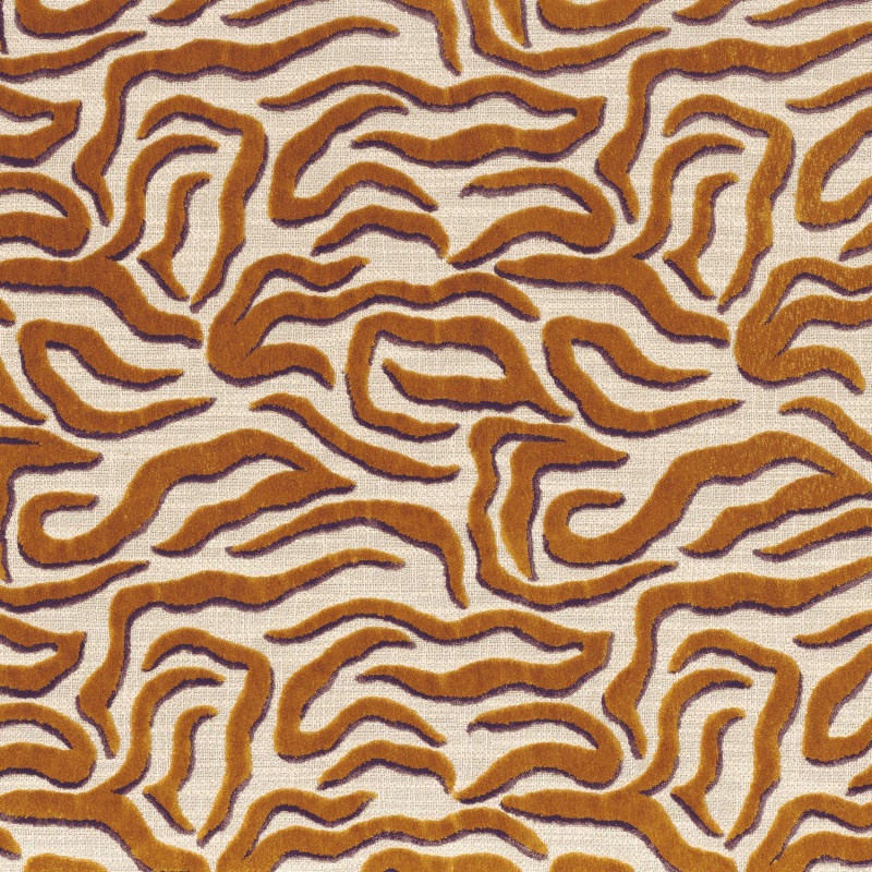 Tissu géométrique Ophea Velvet Camengo