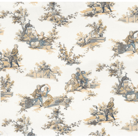 Tissu toile de Jouy Gavotte Camengo