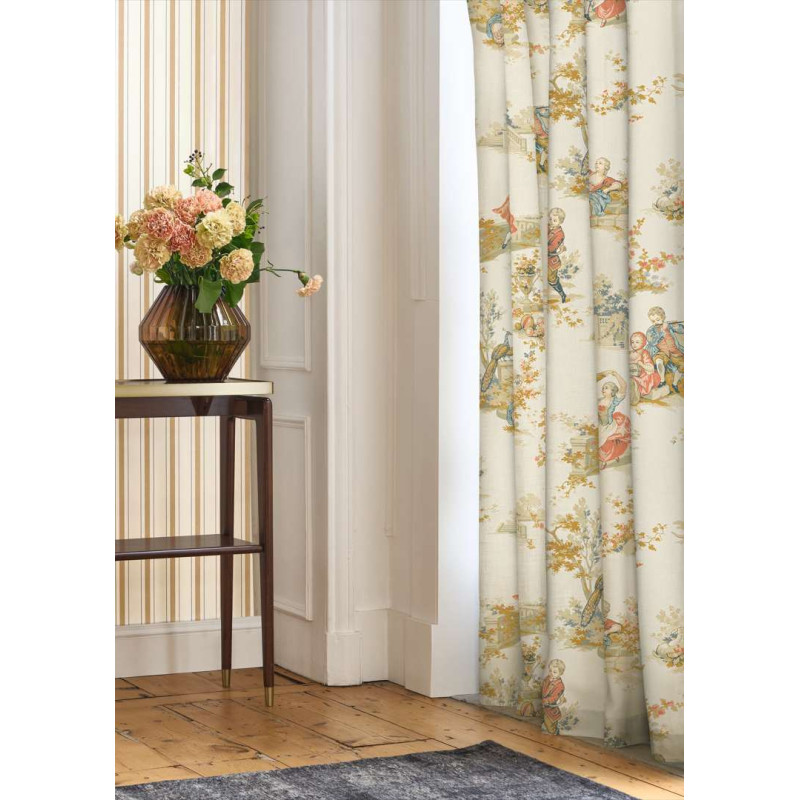 Tissu toile de Jouy Gavotte Camengo