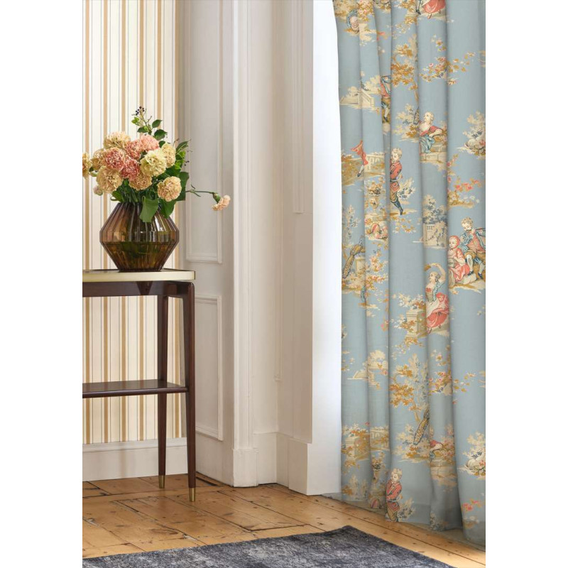 Tissu toile de Jouy Gavotte Camengo