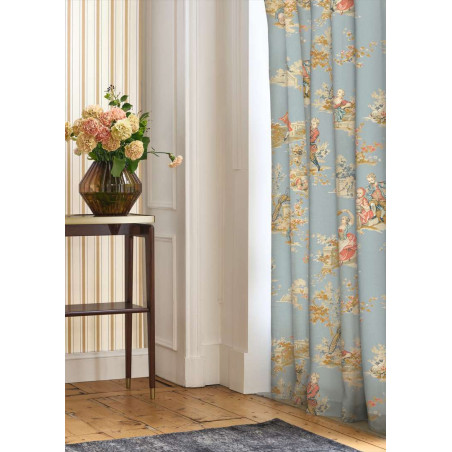 Tissu toile de Jouy Gavotte Camengo