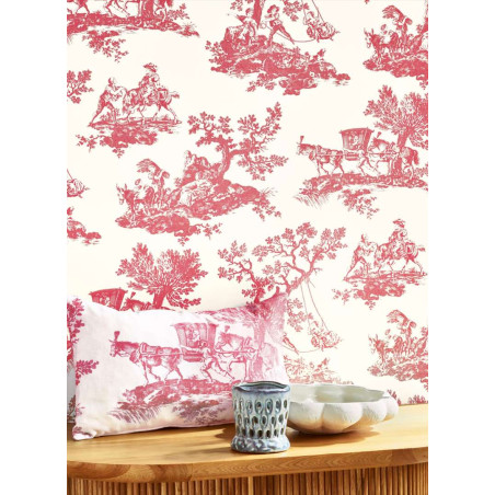 Tissu toile de Jouy Cadence Camengo