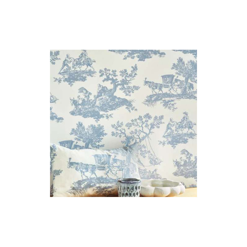 Tissu toile de Jouy Cadence Camengo