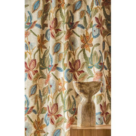 Tissu fleuri The lost garden Casamance