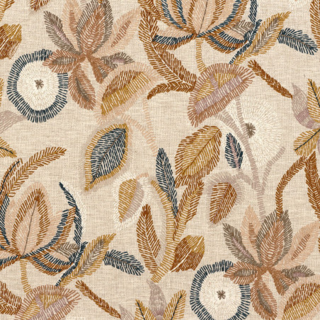 Tissu fleuri The lost garden Casamance
