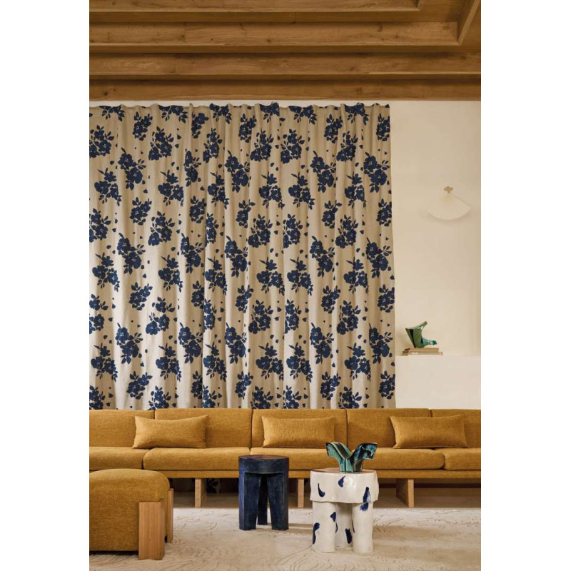 Tissu fleuri Gardenia Casamance