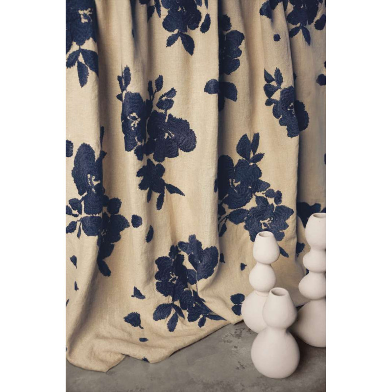 Tissu fleuri Gardenia Casamance