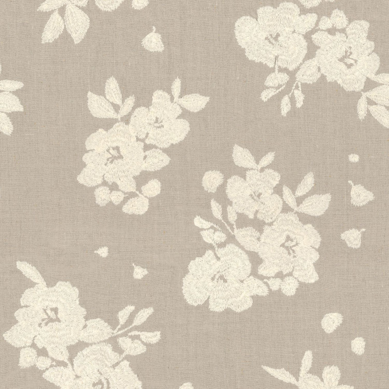Tissu fleuri Gardenia Casamance