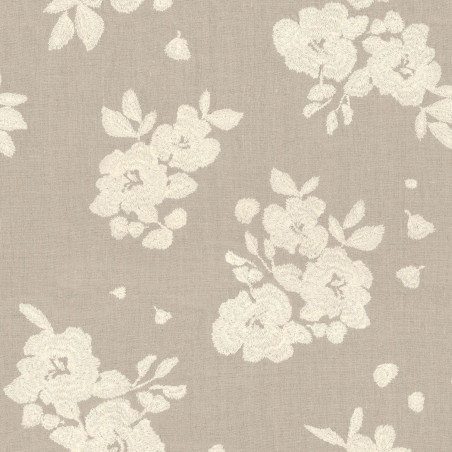 Tissu fleuri Gardenia Casamance
