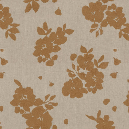 Tissu fleuri Gardenia Casamance