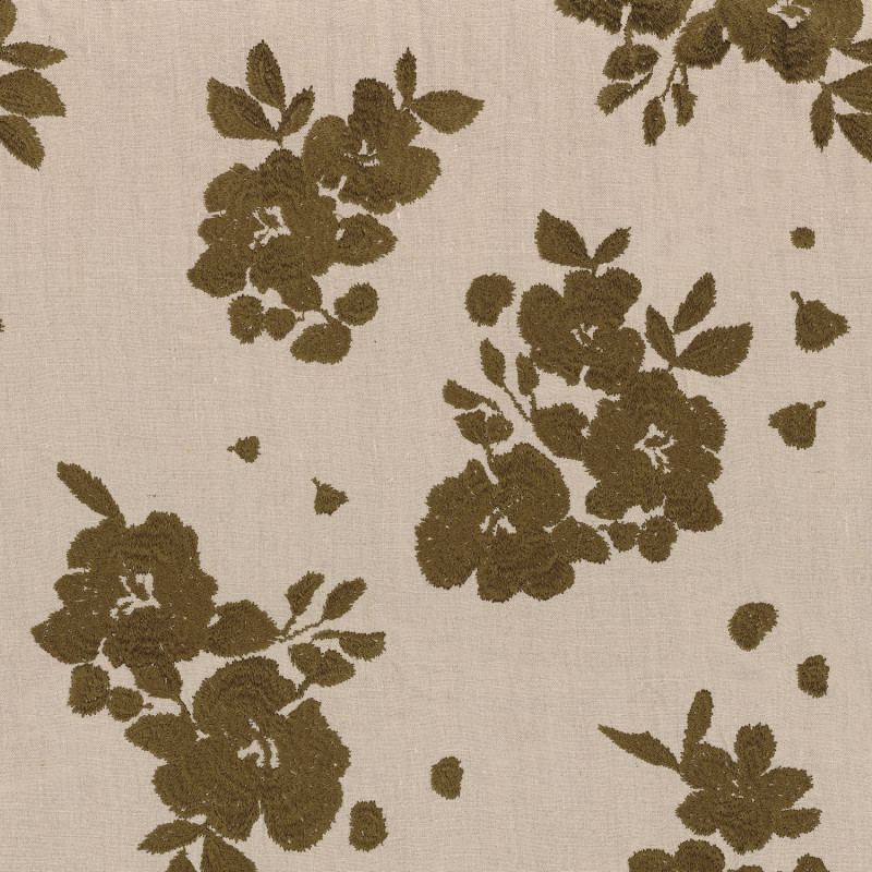 Tissu fleuri Gardenia Casamance