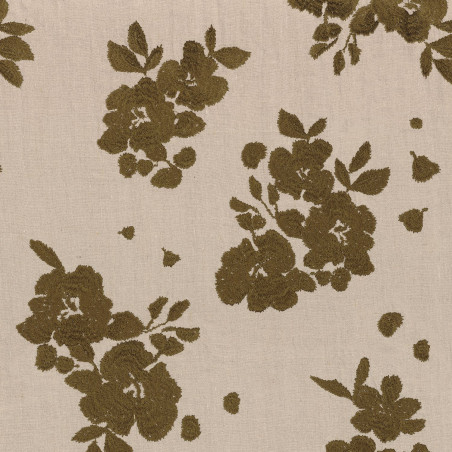 Tissu fleuri Gardenia Casamance