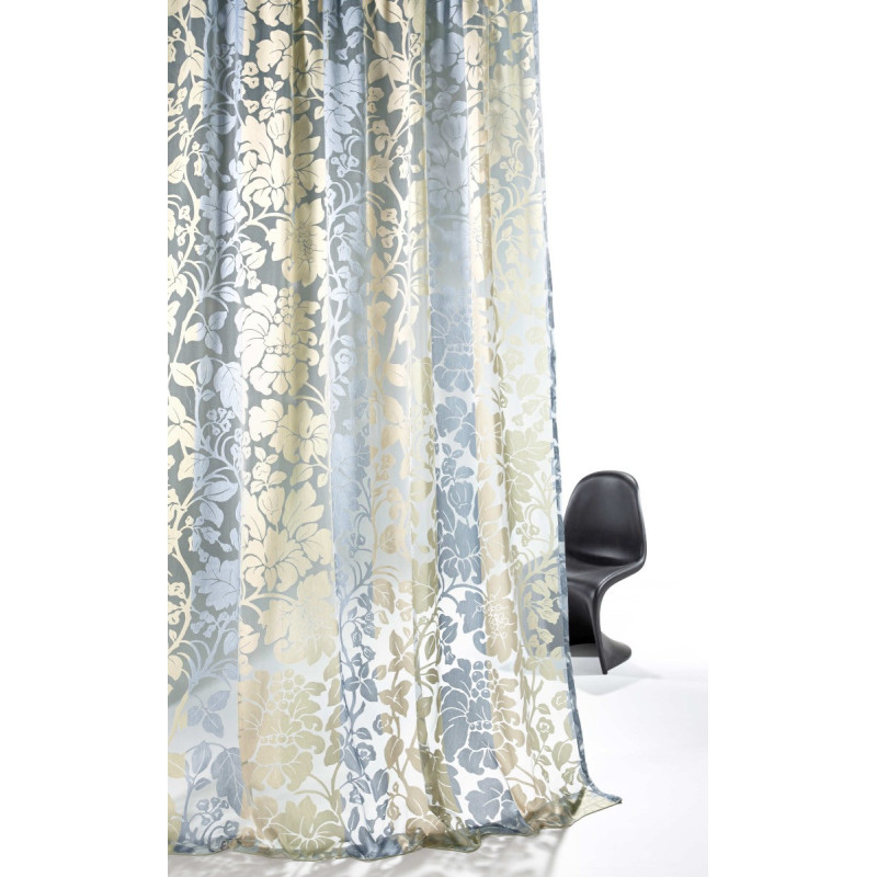 Tissu fleuri Botanic Fischbacher 1819