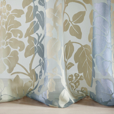 Tissu fleuri Botanic Fischbacher 1819
