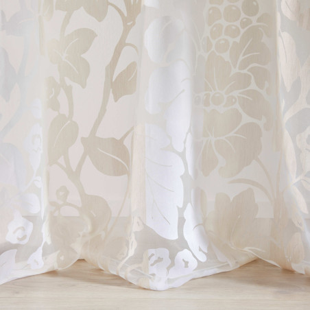 Tissu fleuri Botanic Fischbacher 1819
