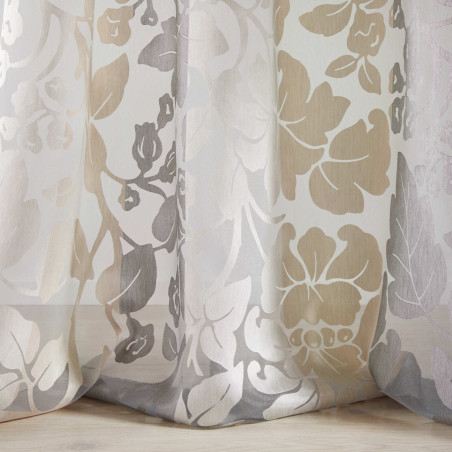 Tissu fleuri Botanic Fischbacher 1819