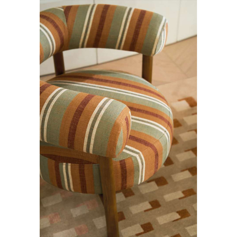 Tissu à rayures Via Verri Milan Casamance